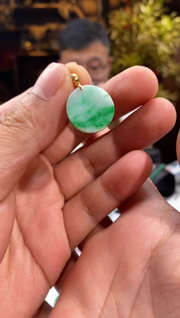 翡翠裸石未镶嵌dk576天然缅甸翡翠A货
