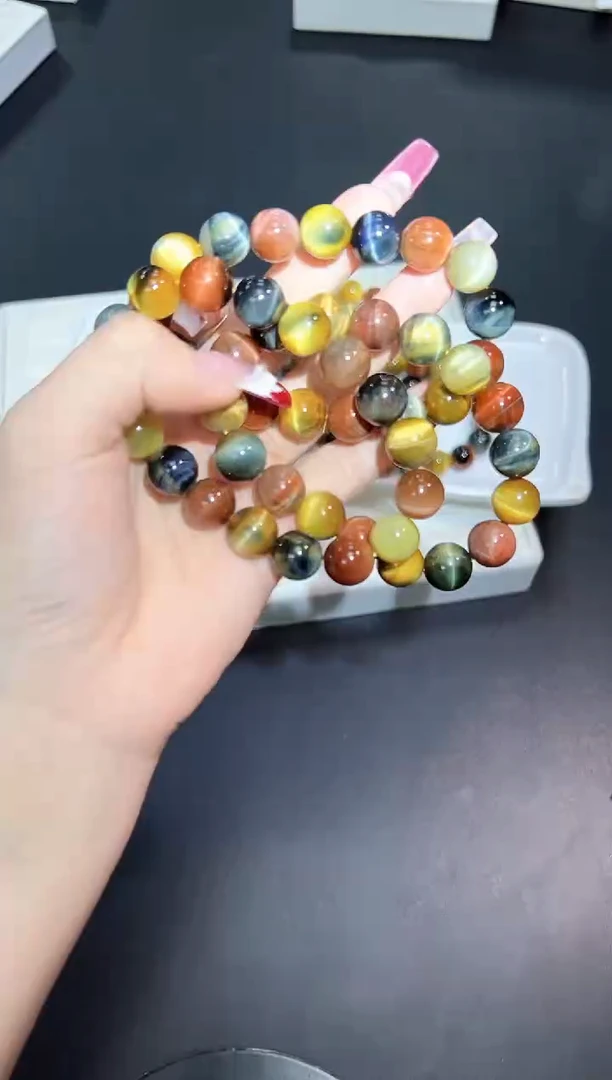 【闪购商品】木变石（虎睛石）手链未镶嵌98R多样性发其一/1条