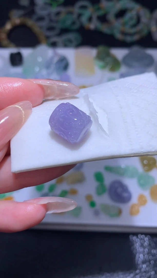 未镶嵌定制翡翠桶珠