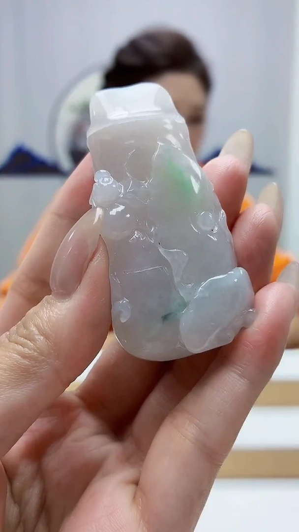 未镶嵌定制翡翠4829MM-毛货挂件15