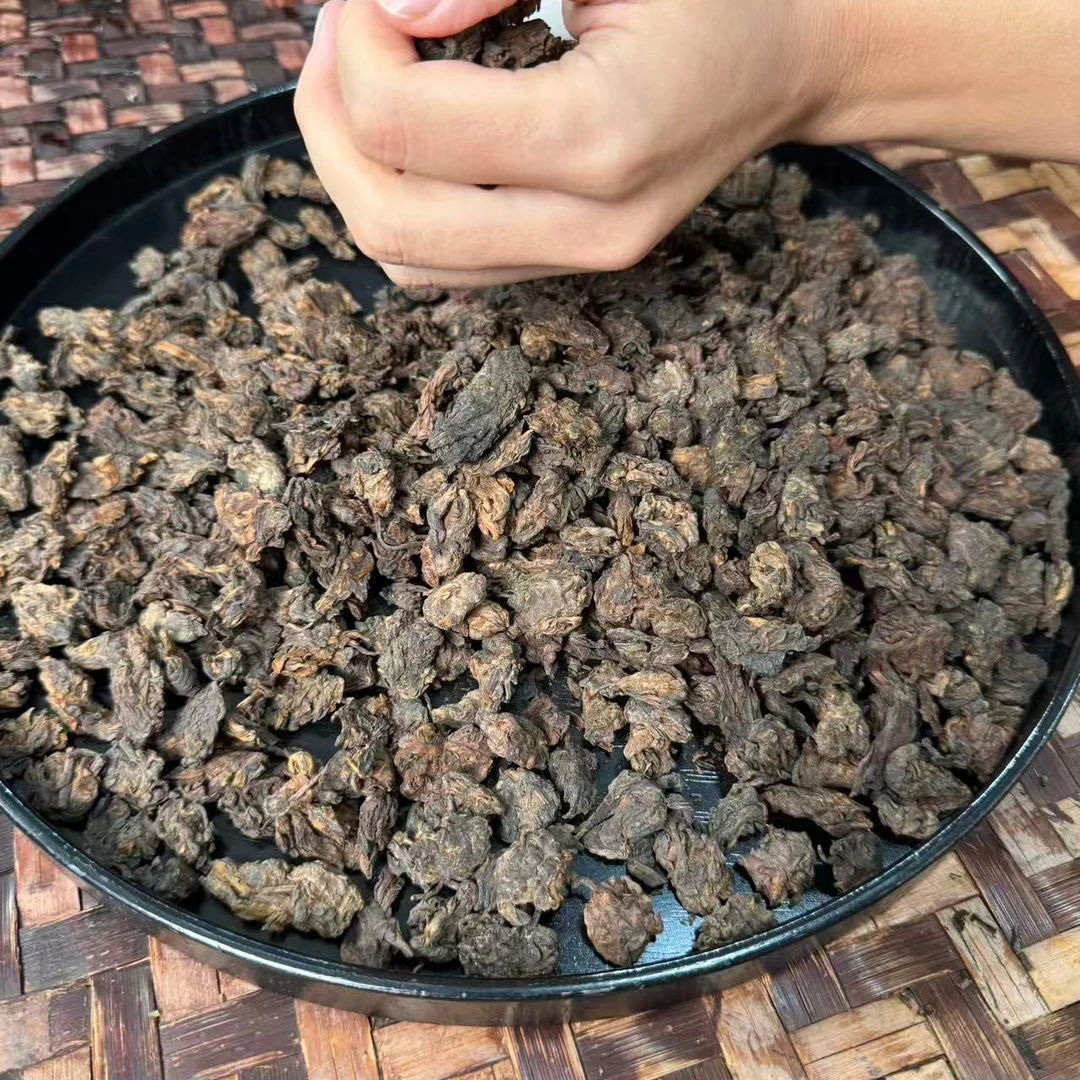2019年岔箐 春 混采普洱熟茶老茶头 12月29-B119