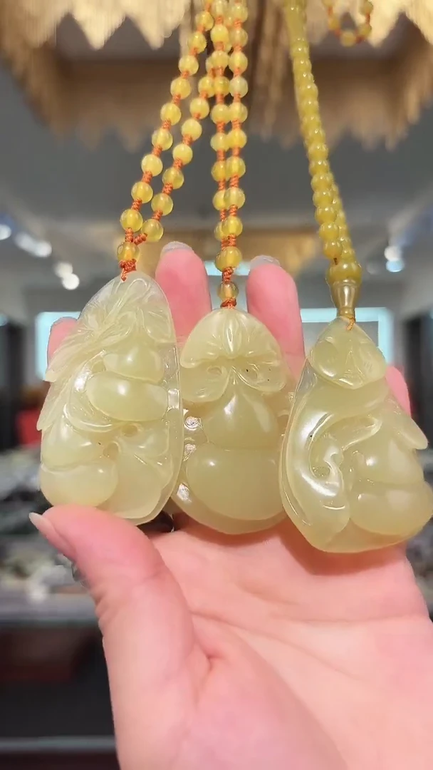 未镶嵌岫玉颈饰吊坠多样式发货只发一个