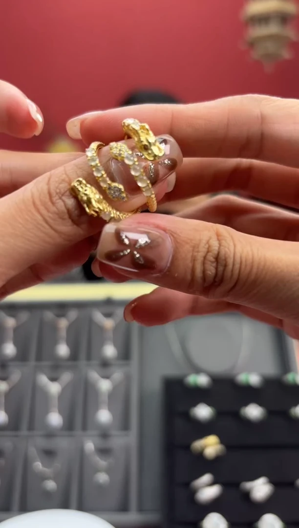 【闪购商品】翡翠戒指银S925镶嵌573668/戒指/多样性发一个