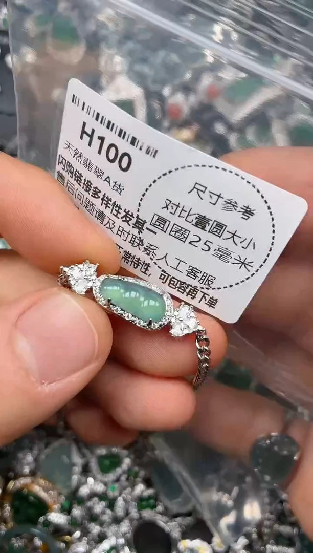 颈饰未镶嵌翡翠H100手链