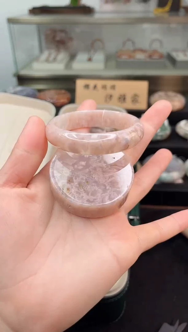 未镶嵌手镯石英质玉53圈口（赠品镯心）36321631