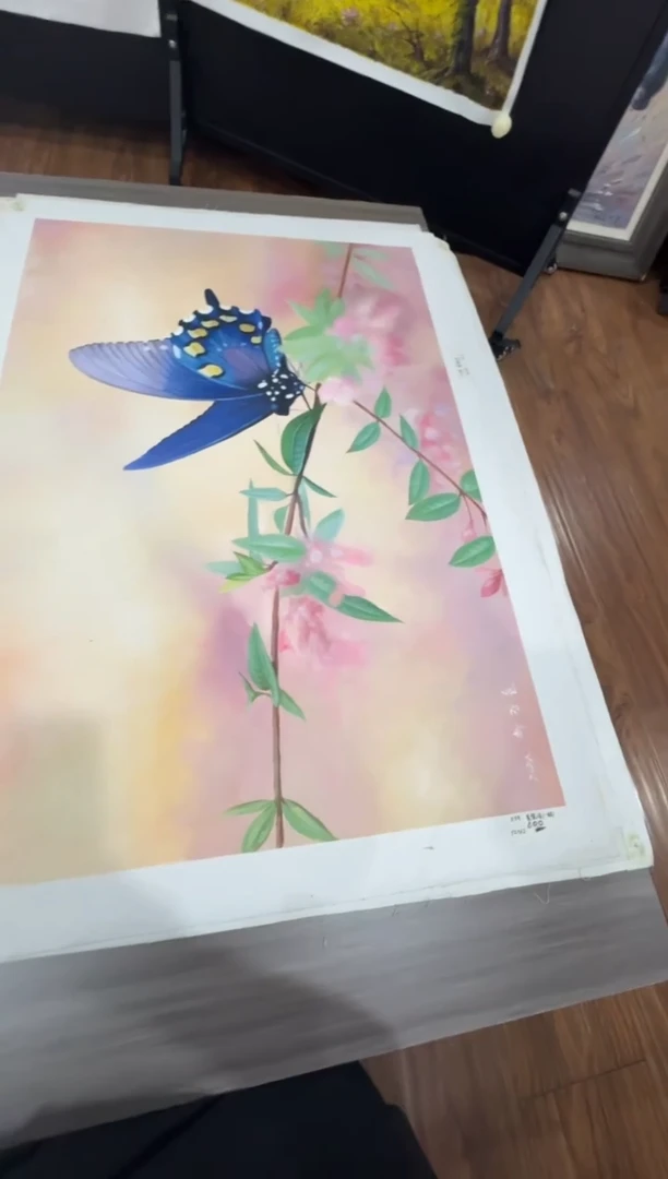 油画【92号】约90*60cm丨朝鲜原创纯手绘孤品油画丨顺丰包邮