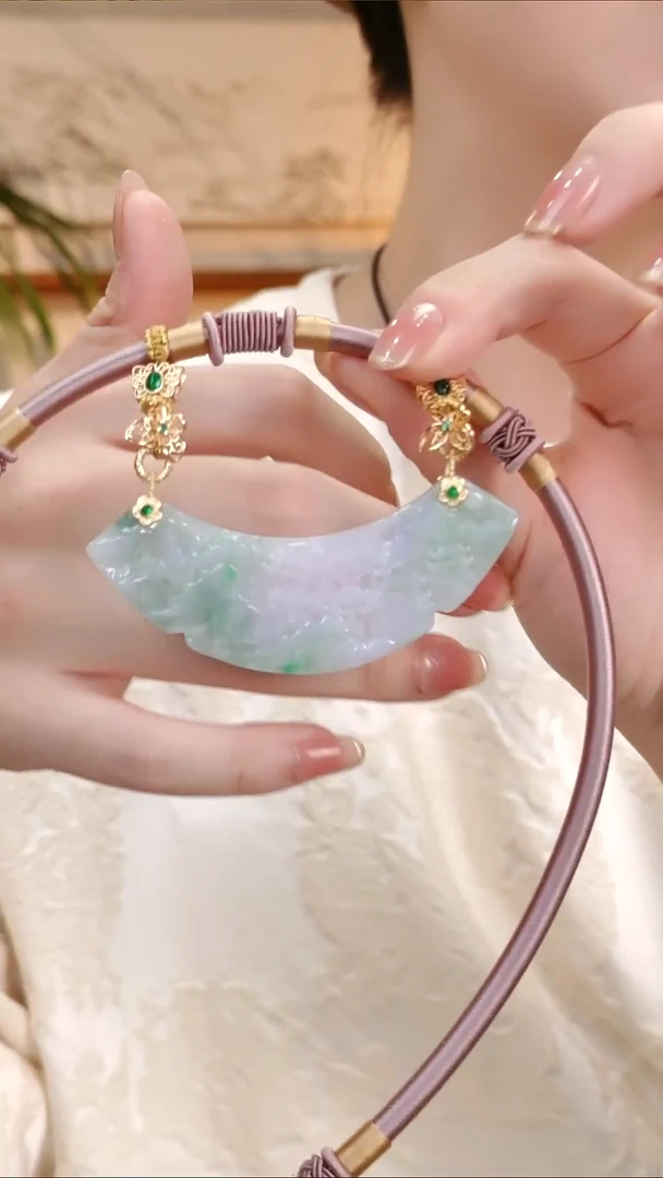 颈饰未镶嵌翡翠国风