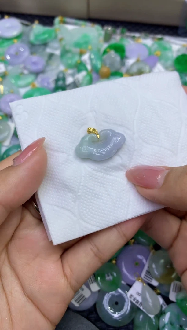 颈饰未镶嵌翡翠天然缅甸A货翡翠