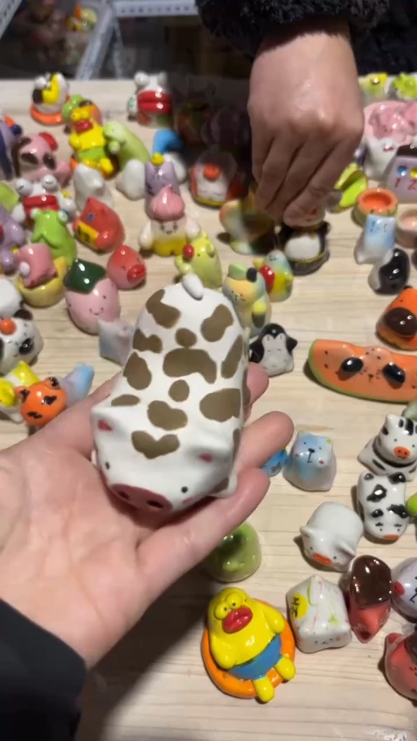 【闪购商品】摆件18纯手工微瑕陶瓷