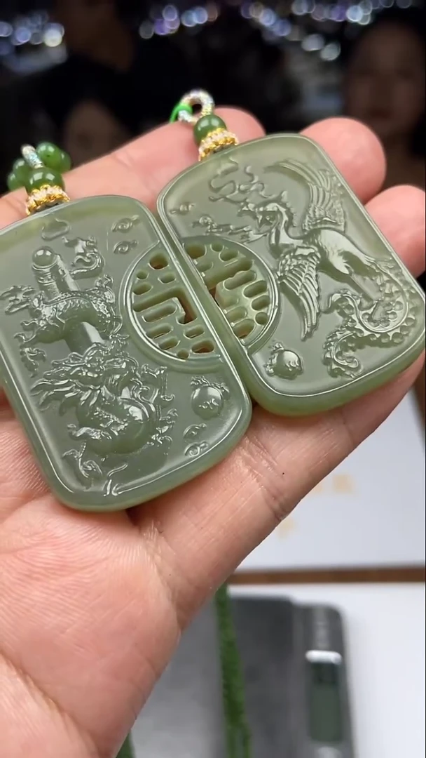 定制和田玉天然和田玉拍一发二52966-yr