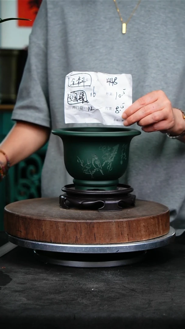 紫砂花盆448+s紫砂花盆