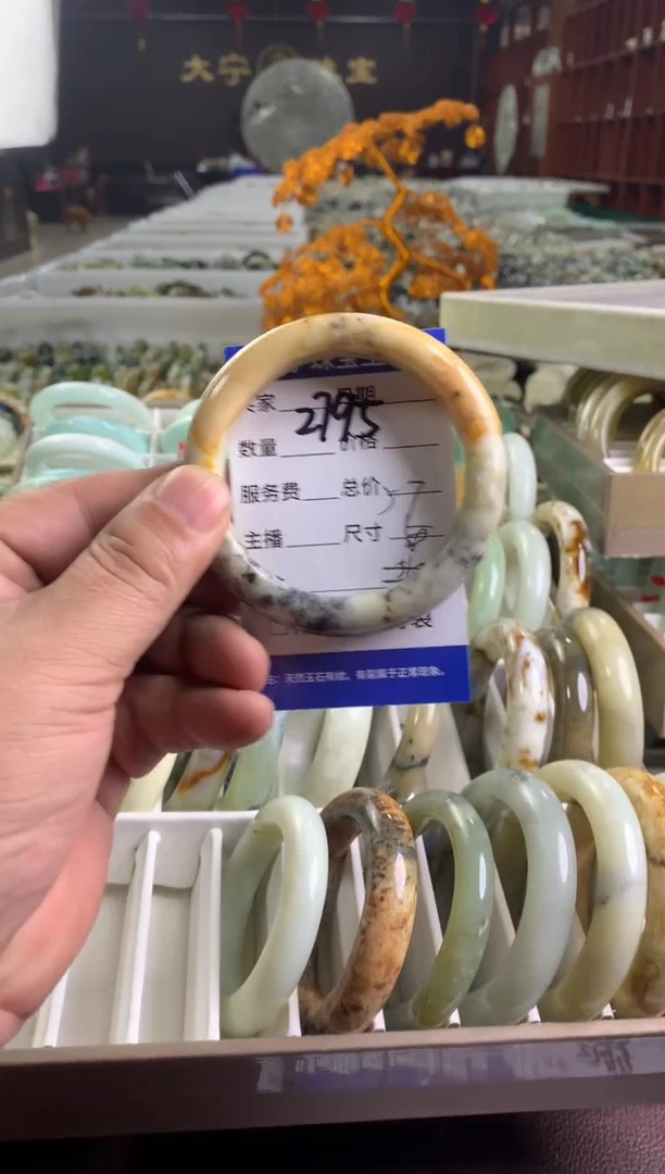 蛇纹石玉未镶嵌手镯2795