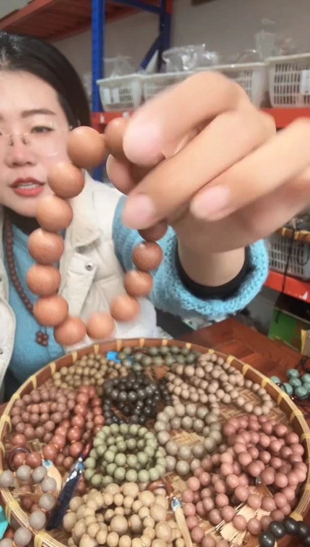 泥塑紫气东来1.3素珠手串