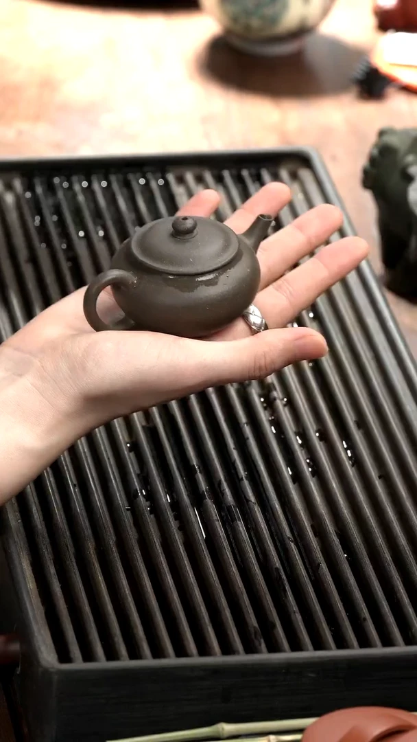 茶壶紫砂五堂大口水平（小井）