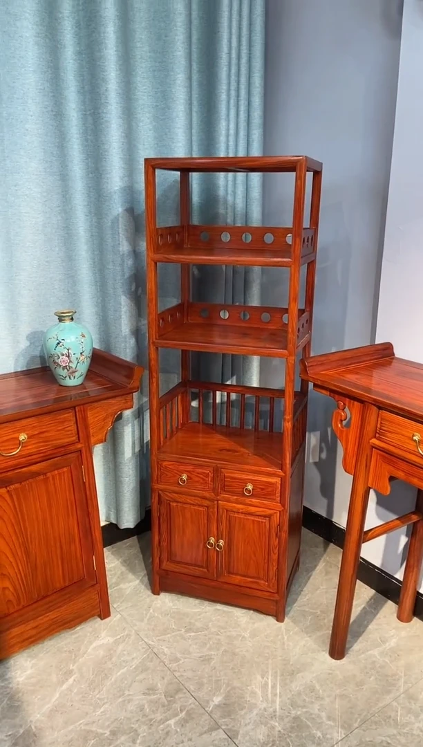 花梨木类成套家具154书柜