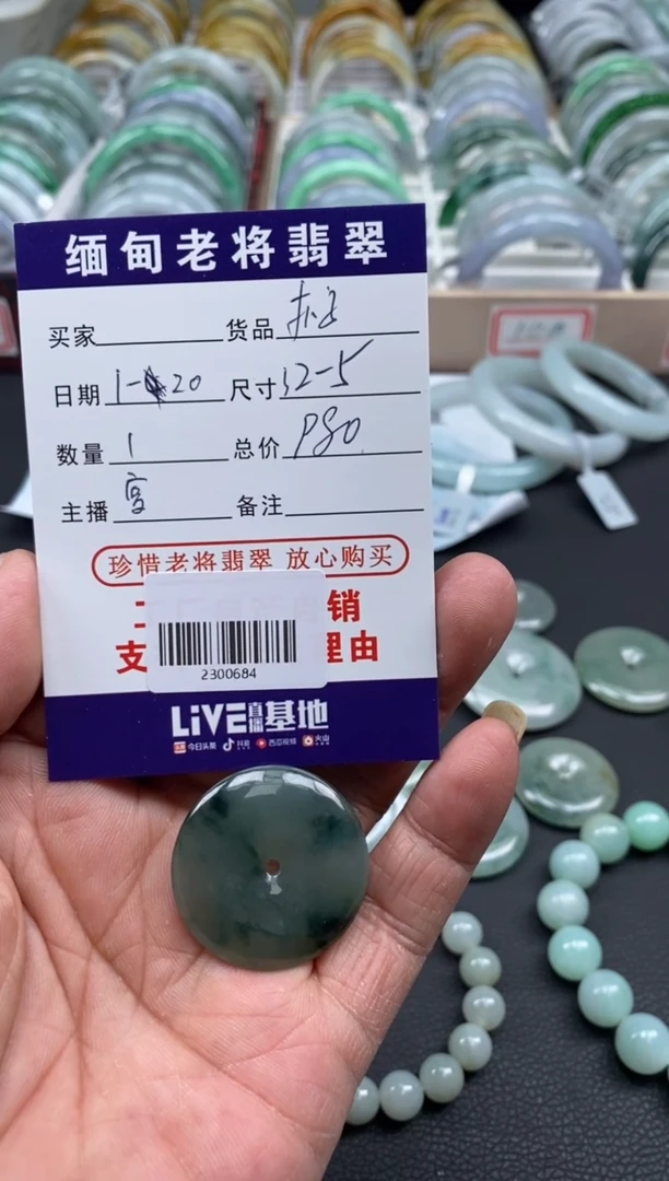 【闪购商品】翡翠颈饰未镶嵌/2300684