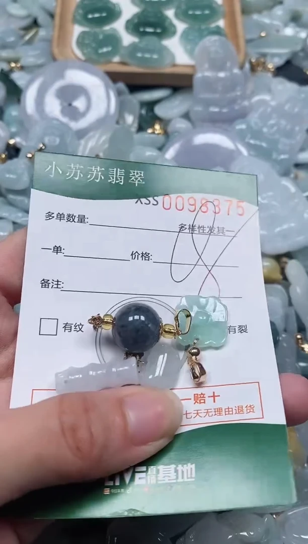 【闪购商品】翡翠颈饰未镶嵌闪购商品0098375