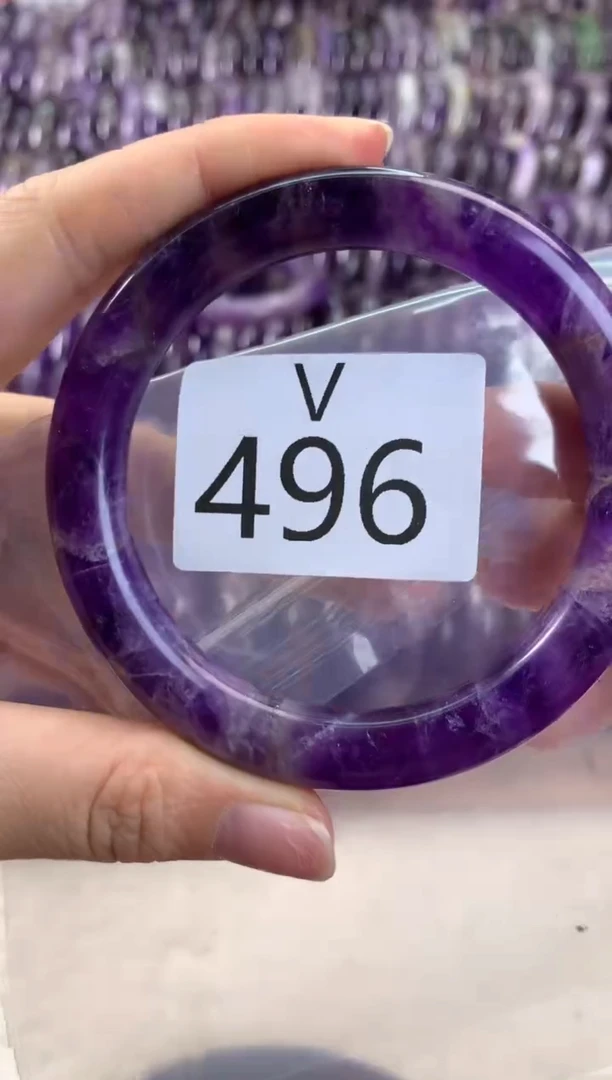 【闪购商品】水晶水晶手镯V未镶嵌496-58