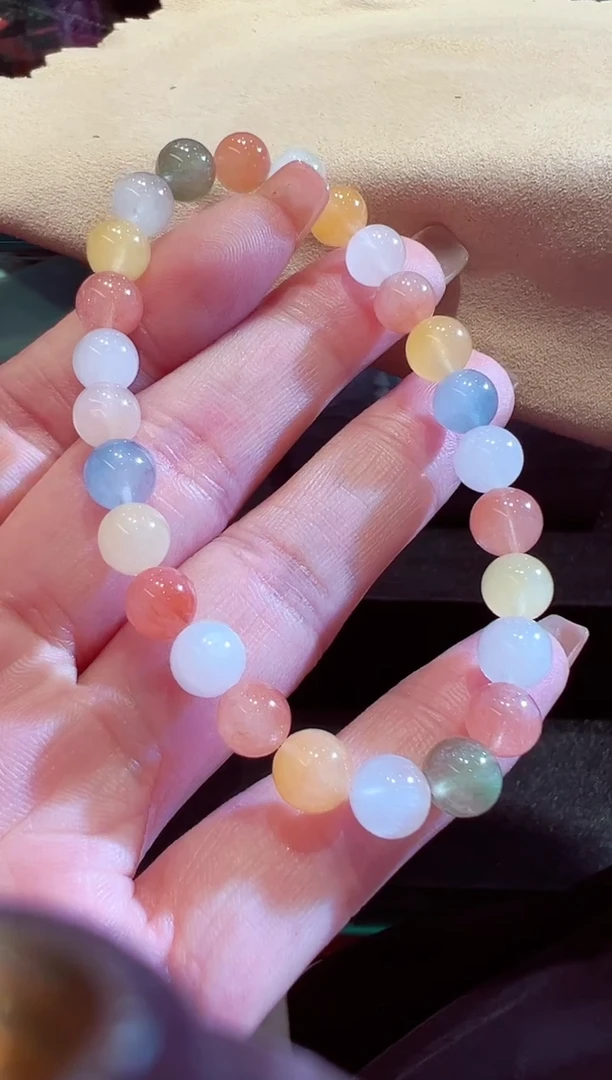未镶嵌手链水晶兔毛水晶手链