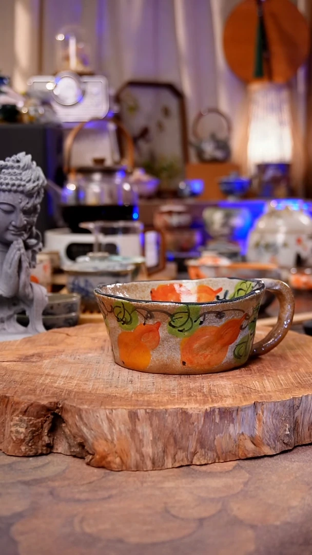 杯子 呼噜手工手绘手工手绘