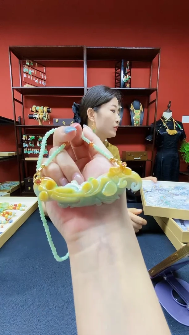 颈饰未镶嵌翡翠翡翠吊坠