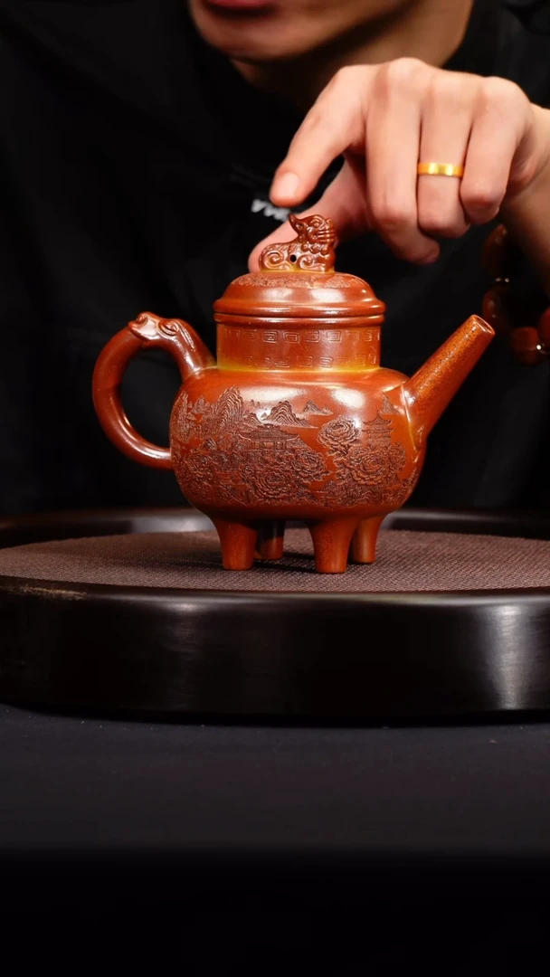 茶壶紫砂柴烧