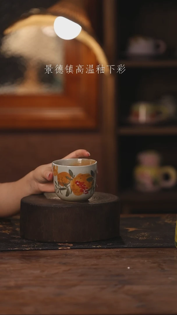 陶瓷景德镇高温釉下手绘陶瓷483