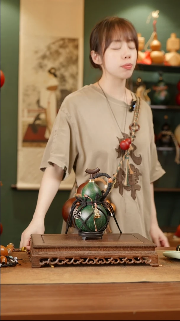 257号精品天然大漆酒葫芦一物一拍~