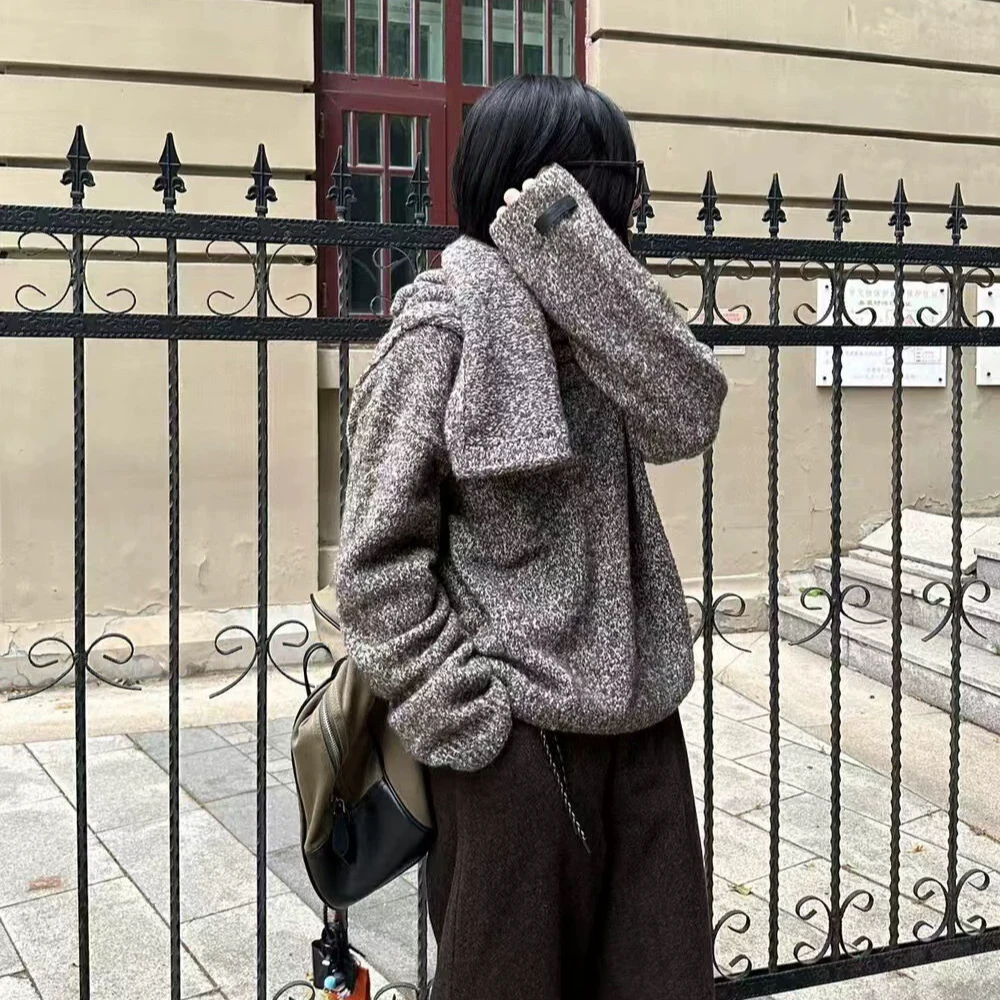 女士套头毛衣休闲时尚