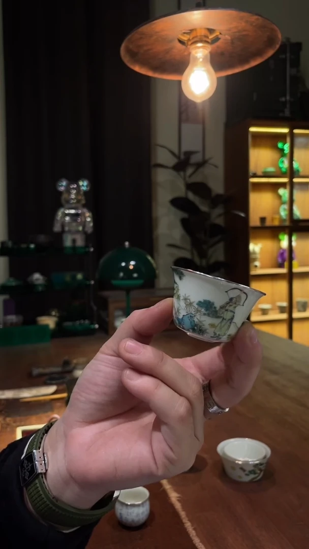 虾**心包银惊弓之鸟杯..