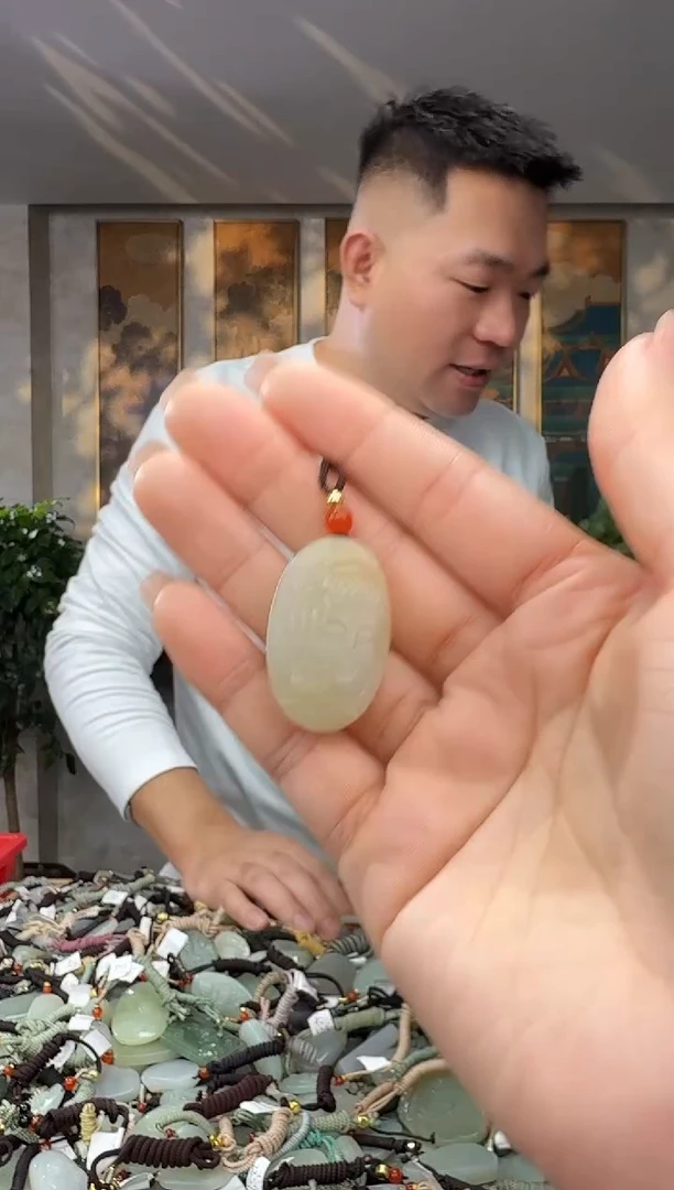 颈饰未镶嵌和田玉拍一发一多样性发货