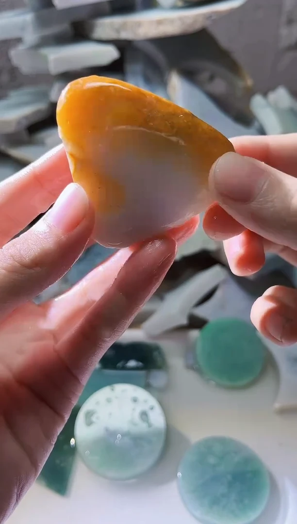 裸石翡翠翡翠a货正品玉石古陈505