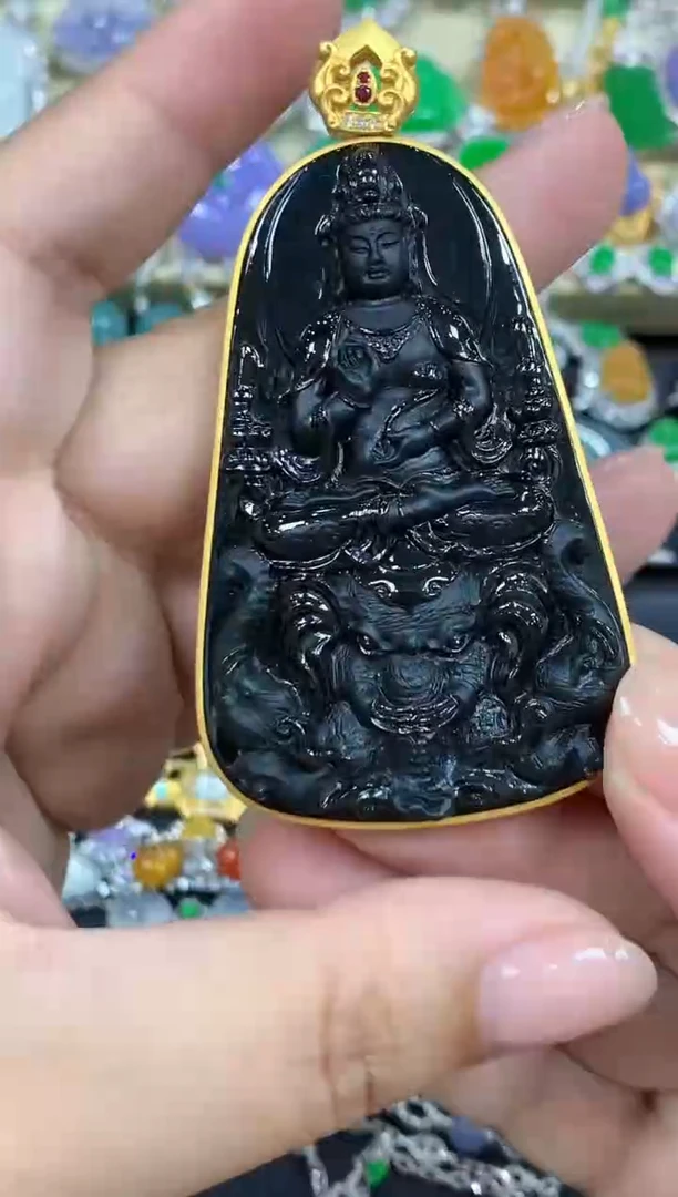 翡翠18K金镶嵌颈饰603-春日珠宝