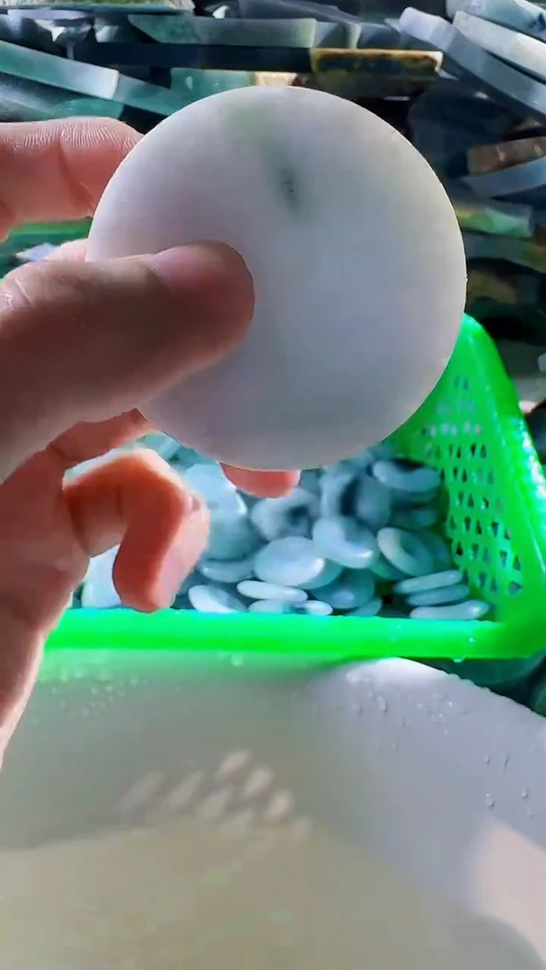 翡翠裸石缅甸翡翠A货文1243