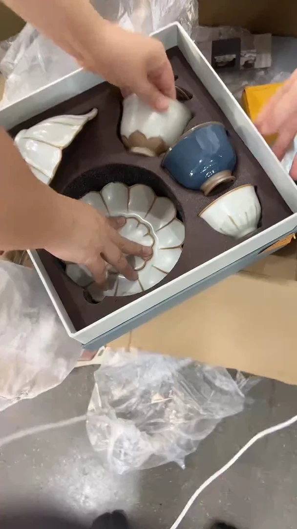 龙泉云间青瓷烈*小米茶器