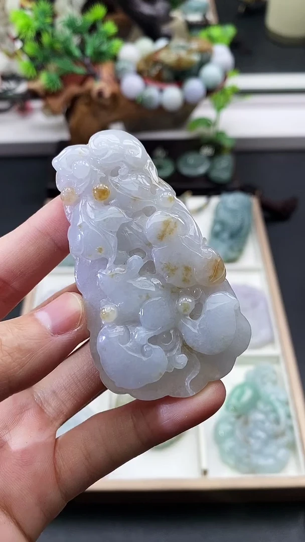 颈饰未镶嵌翡翠天然缅甸A货翡翠