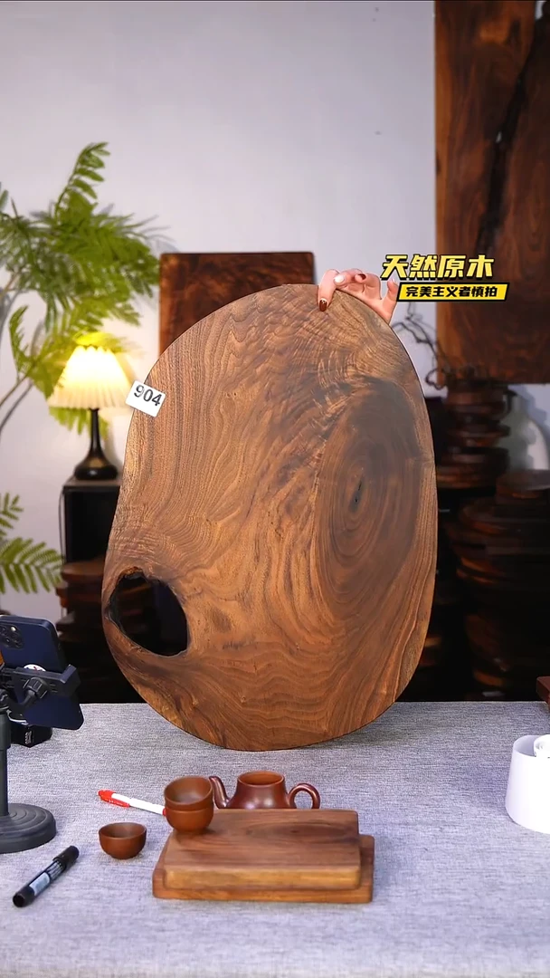 木北美黑胡桃原木.干裂疤结不属于商品质量问题完美主义者慎拍