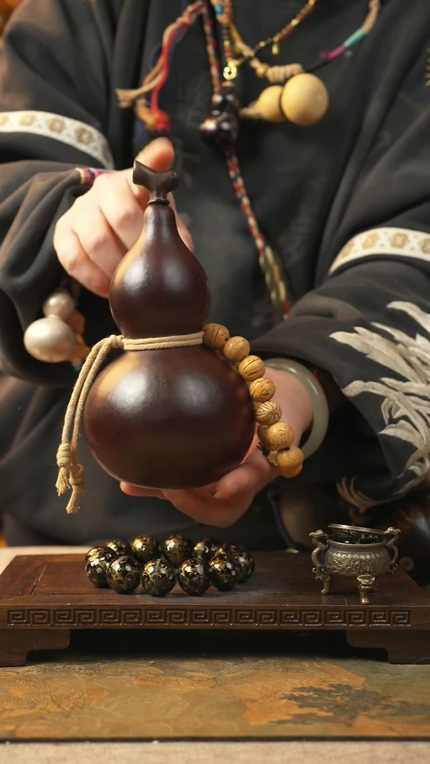 194大漆一物一拍记葫堂出品【不带手串】