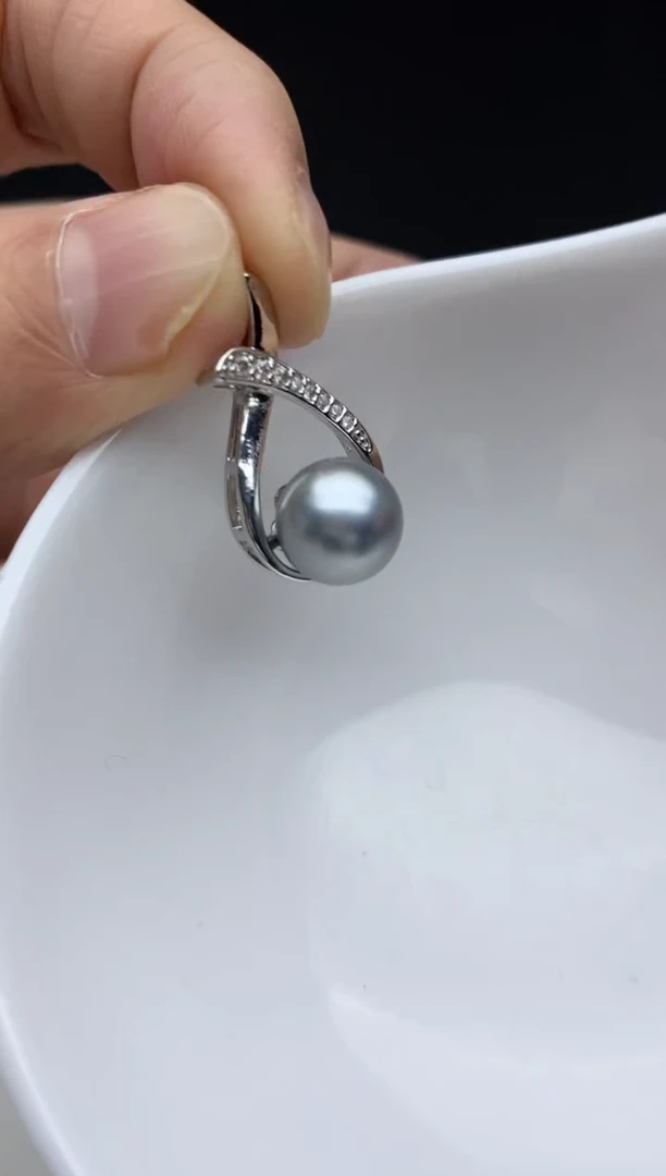 未镶嵌ff海水珍珠大溪地吊坠(赠链）