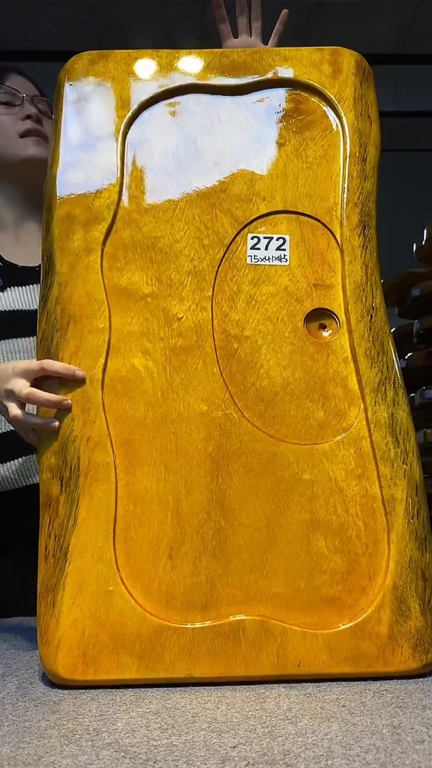 实木原木茶盘 一物一拍(不含配件