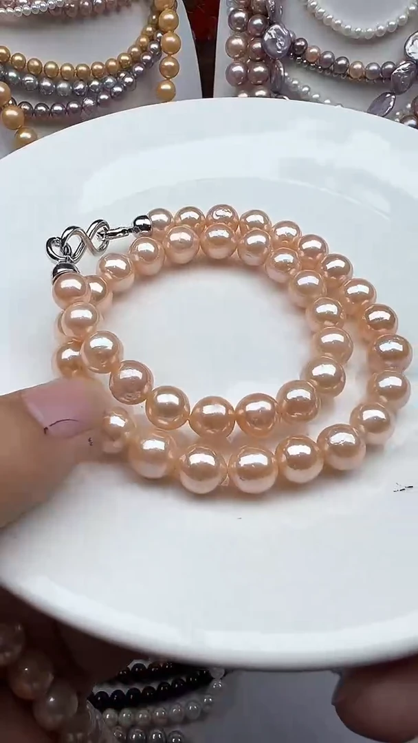 淡水珍珠未镶嵌颈饰1