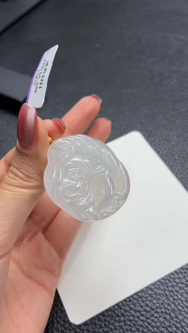 18K金镶嵌定制翡翠DDJ44601