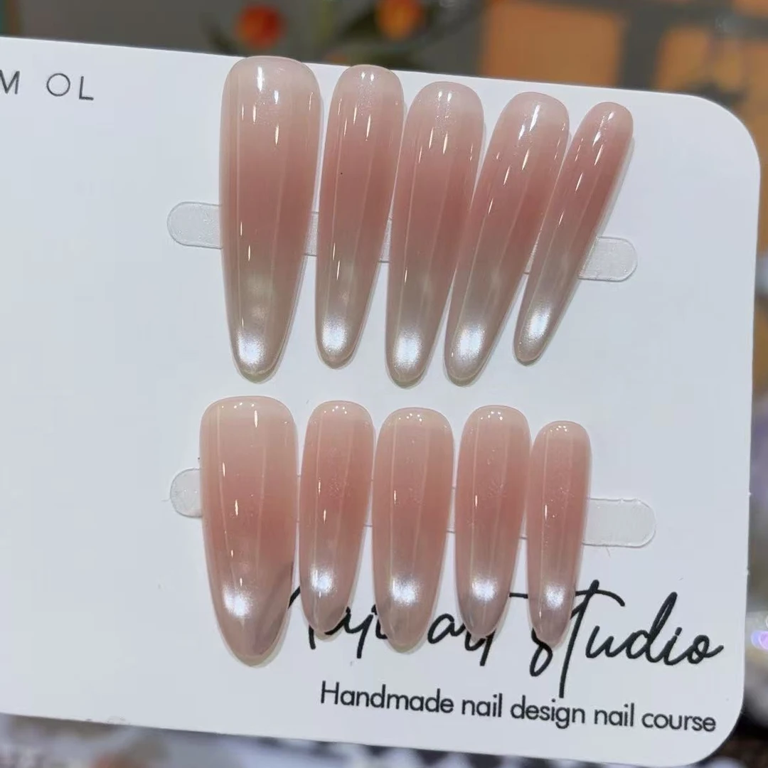 指尖芭蕾纯手工穿戴甲（三单送固态胶）