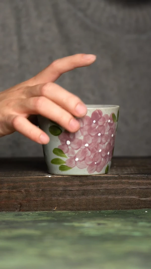 【闪购商品】杯青诗手工手绘瓷器