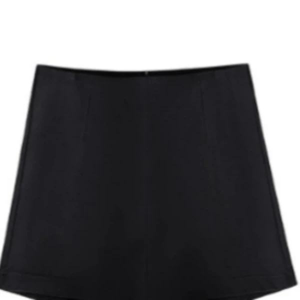 New Merry2026宽松百搭薄款休闲短裙显瘦黑色半身裙A字女