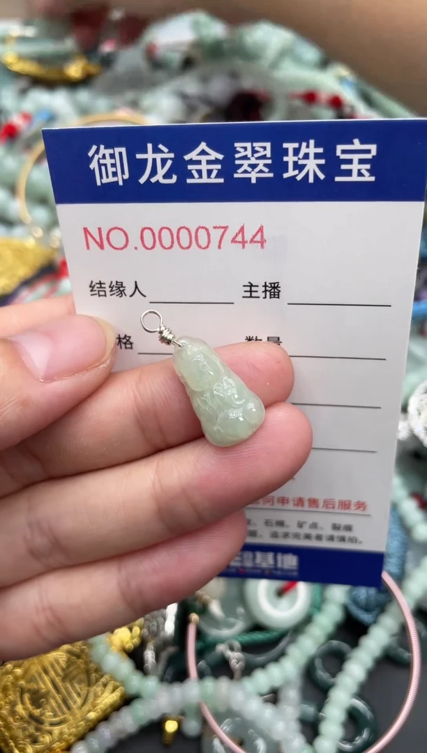 翡翠未镶嵌颈饰130