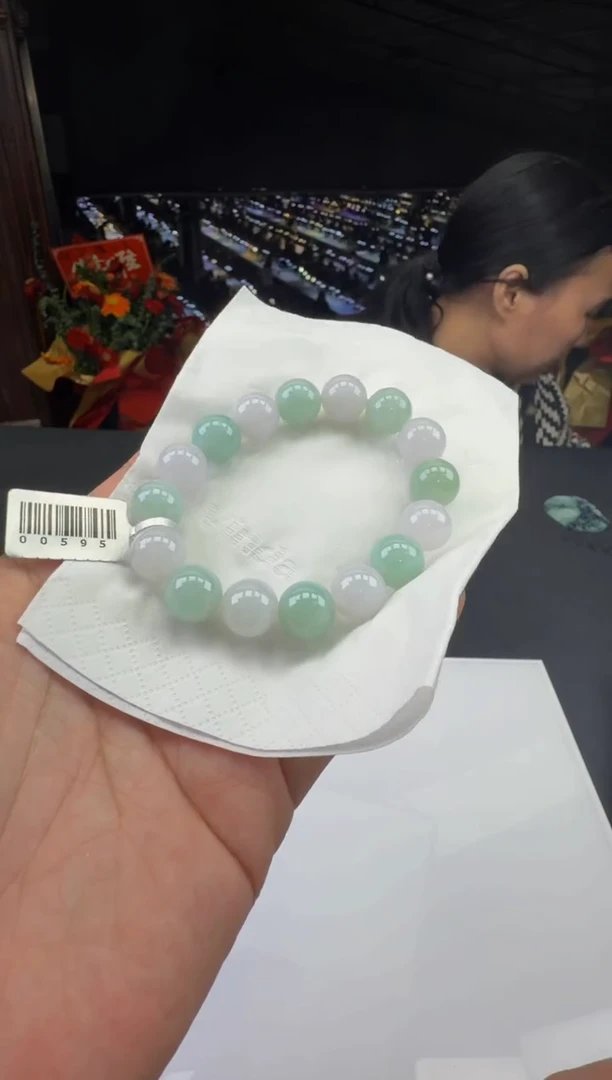 未镶嵌手链翡翠范*--1724