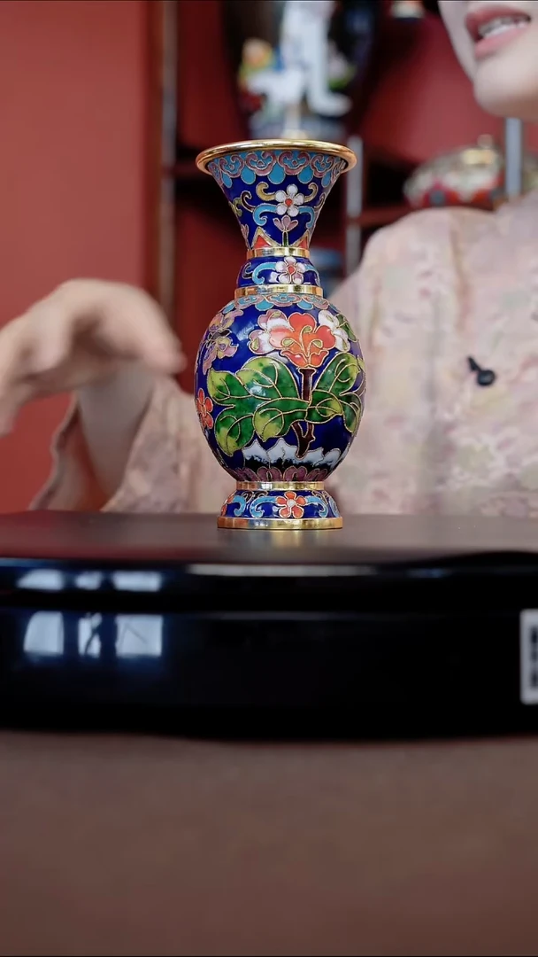 景泰蓝  花觚