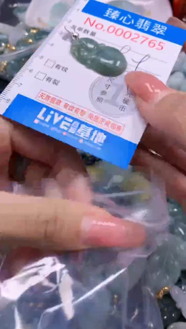 翡翠未镶嵌颈饰2765