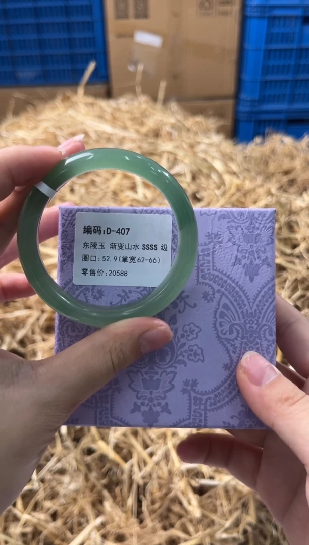 未镶嵌手镯石英质玉D-407